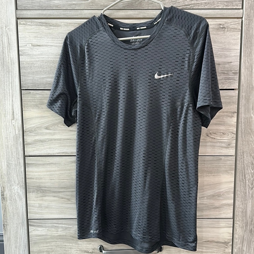 Nike grey Dri Fit Running T-Shirt